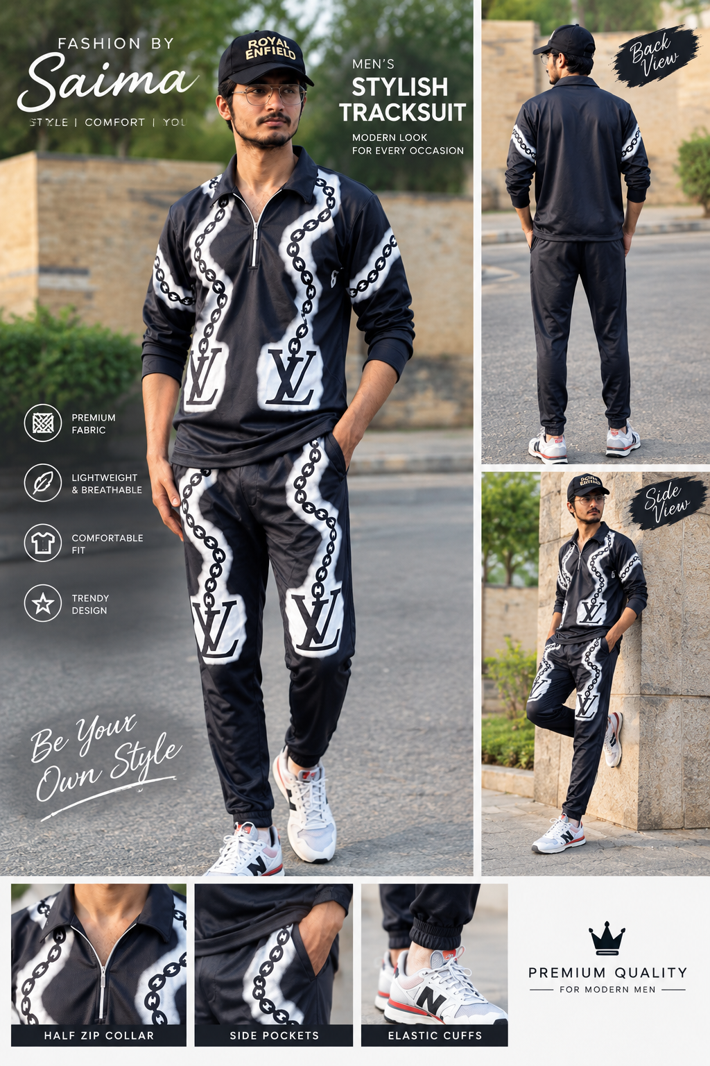 Summer Popular soft chain black artical