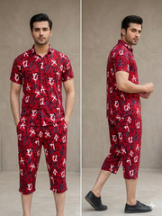 Luxury Summer Popular soft china lelin Tracksuit Men 2 Piece Outfit Short Sleeve T Shirt Set Shorts