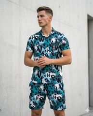 Premium Men’s Knicker Shirt & Shorts Set 🔥