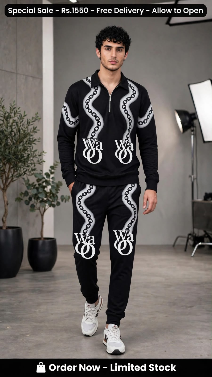 Buy one get one free Summer Popular soft chain black artical